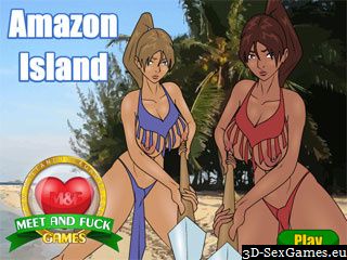 Amazon Island cazzo ragazze sexy in spiaggia